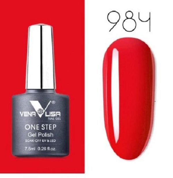 3-in-1 UV Gel Polish One Step Soak Off Gellak Rood 984 ...