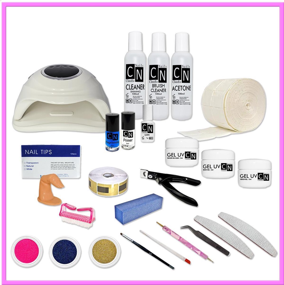 Gel Uitgebreid Startpakket/Startpakket met UV/LED lamp,Starter Kit Set