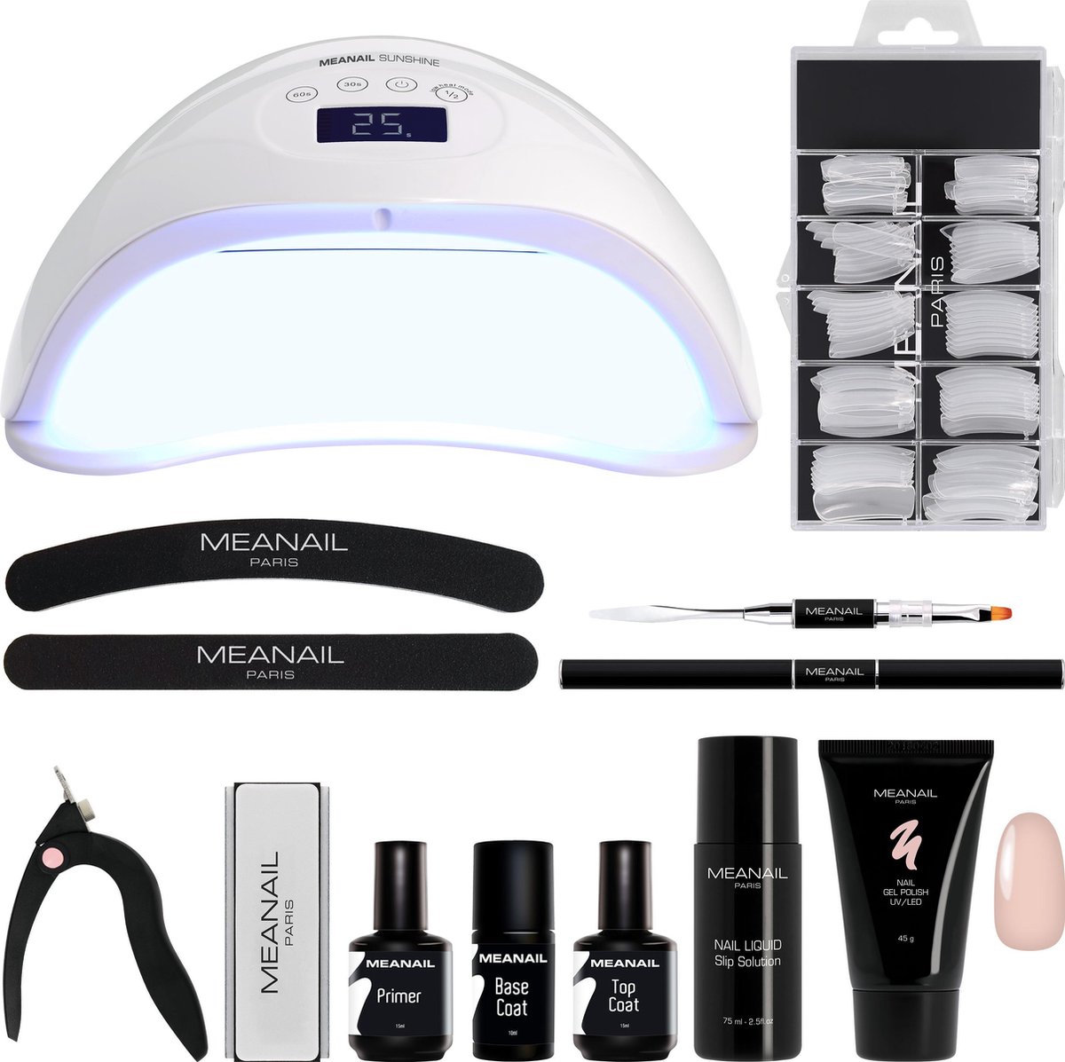 Gellak Set POLYGEL MEANAIL® UV Lamp Led 48W Gelnagellak Alles