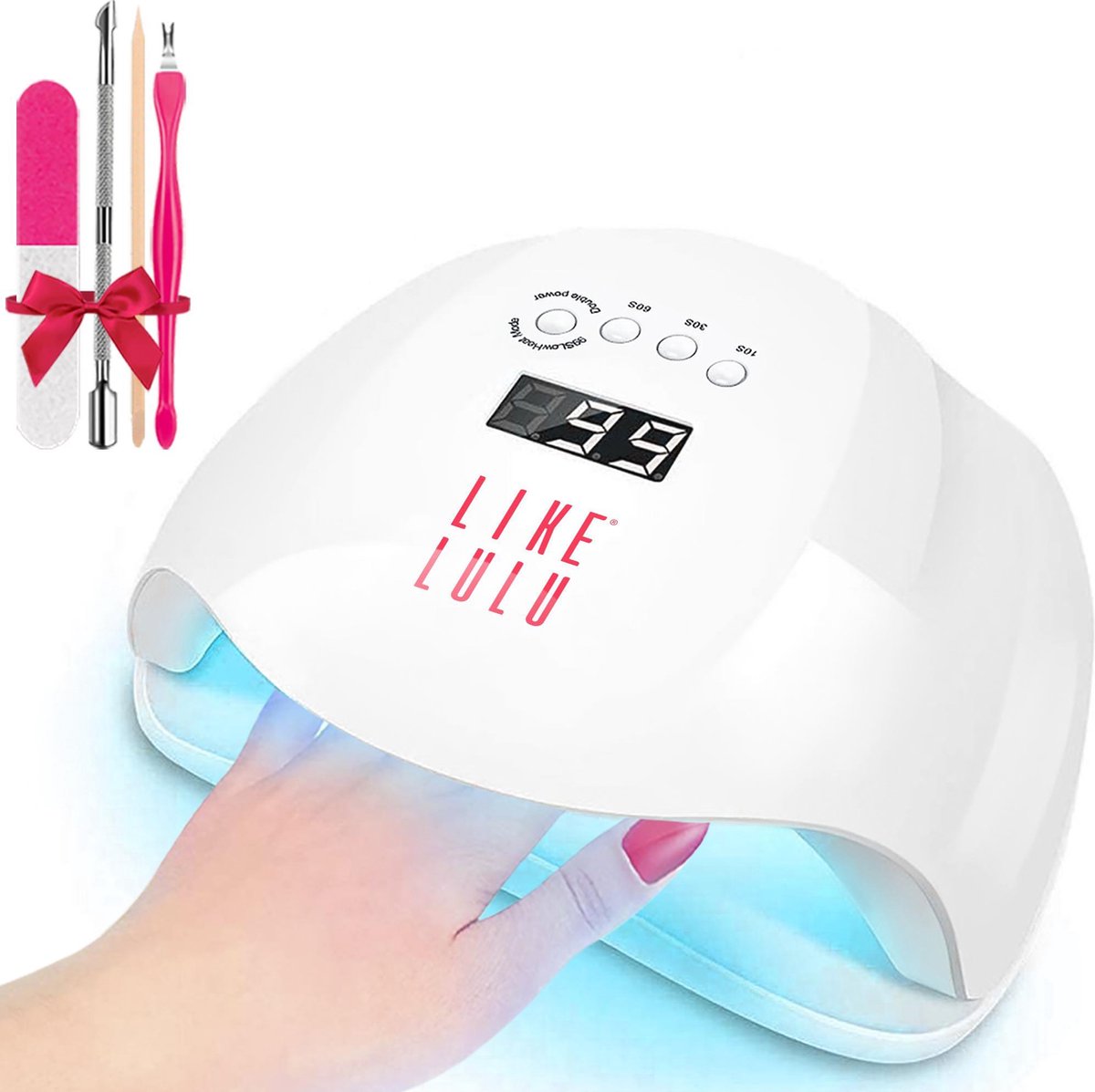 LED Gellak Lamp van LikeLulu® 54W Nageldroger voor Gel nagellak