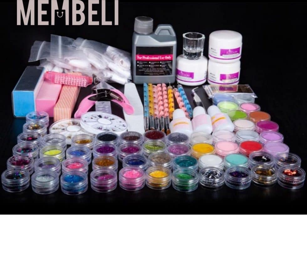 Membeli® Acryl Nagels Starterspakket 54 Kleuren/Poeders Acryl Acryl