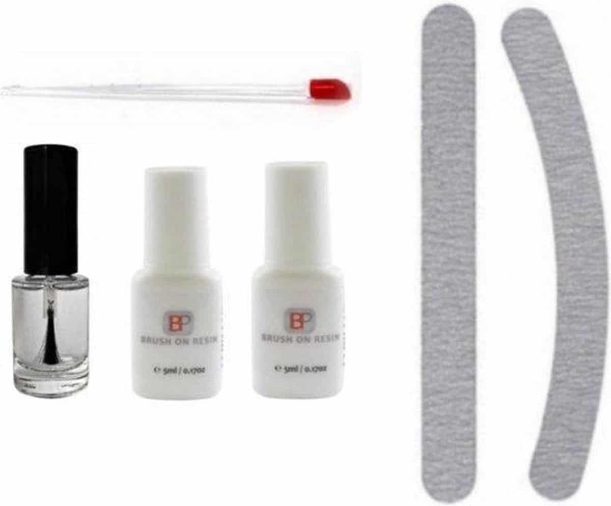 Nepnagel - Starterpakket Nails - Nagellijm - Vijlenset - Nagelolie - Bokkenpootje - Nagelverzorging - Alles gelnagels