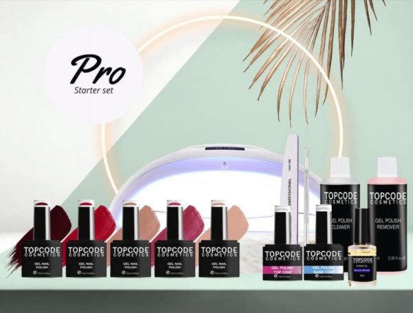 Gellak starterset met lamp van TOPCODE Cosmetics Pro Starter Set